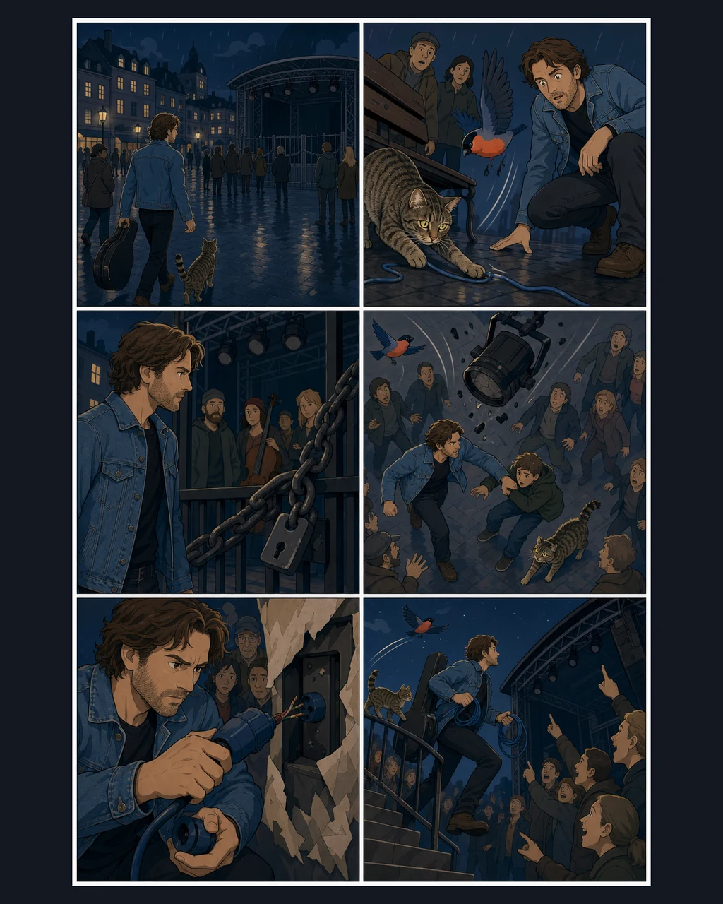 Minimal Cartoon Edition preview, comic Page 1