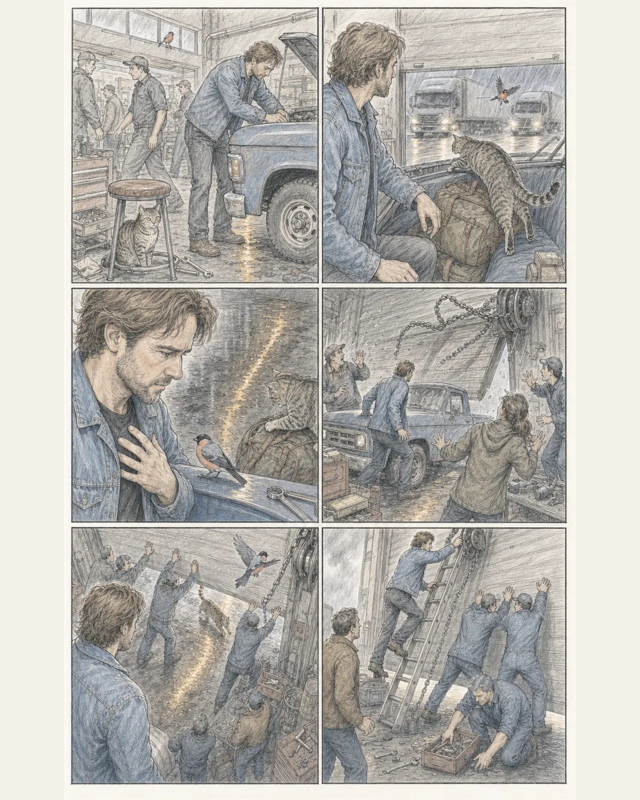 Soft Pencil Edition preview, comic Page 1