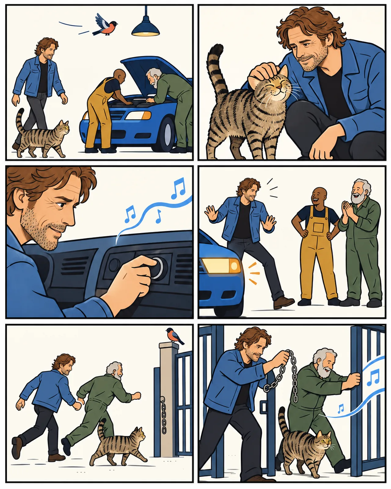 Minimal Cartoon Edition preview, comic Page 1